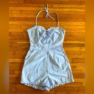 Lace Front Romper